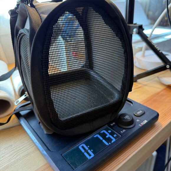 You & Me Small Animal Pet Carrier Black Mesh Travel Bag — New with Tag - Picture 8 of 8